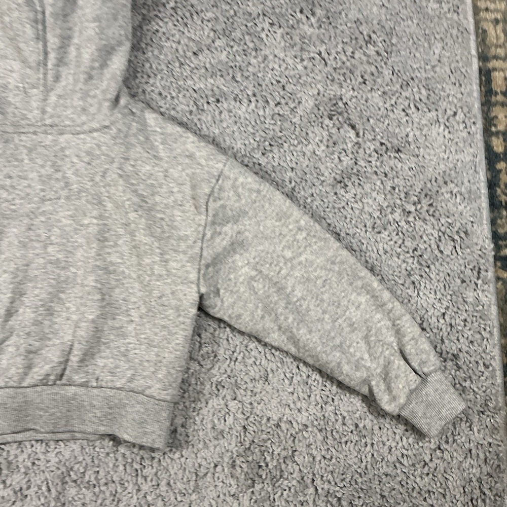 Nike Girls XS Gray Hoodie "Just Do It" Graphic Pullover Sweatshirt - Picture 12 of 16